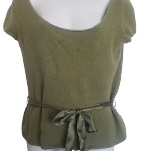 Banana Republic Angora Cap Sleeve Sweater